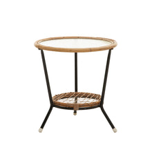 Afbeelding in Gallery-weergave laden, Rotan bijzettafel Elise