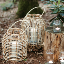 Afbeelding in Gallery-weergave laden, Windlicht Rotan hoog
